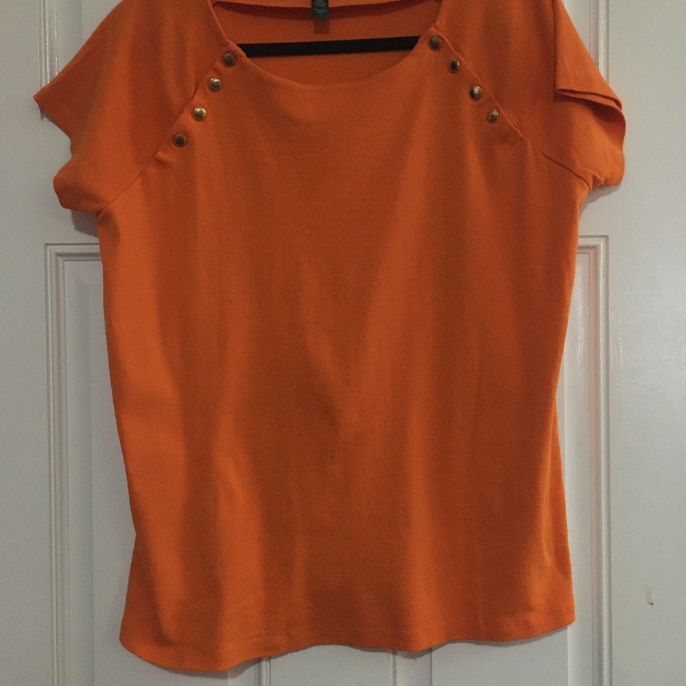 Lauren Ralph Lauren Orange XXL top